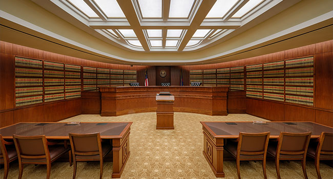 Colorado courtroom
