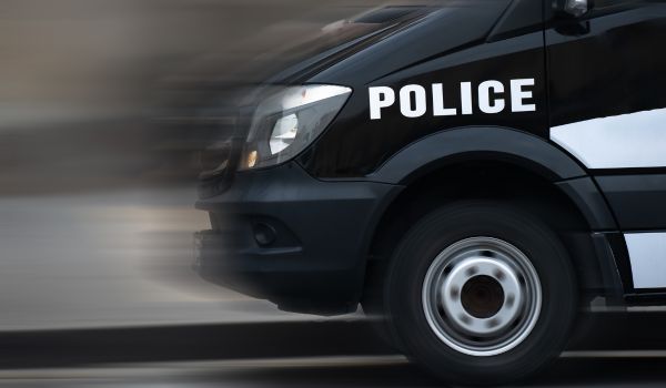 High speed police response vehicle