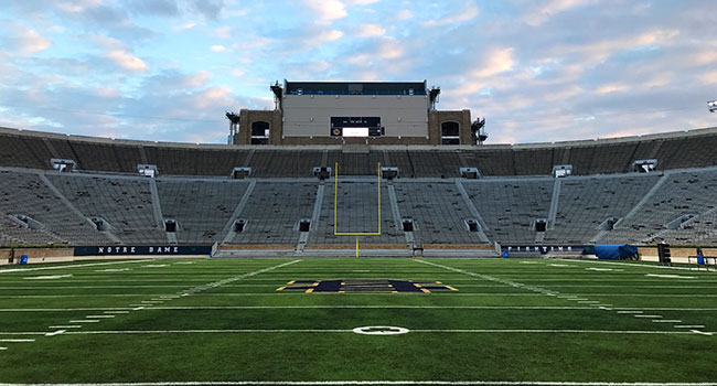 University of Notre Dame to Use Metal Detectors at Athletic Events