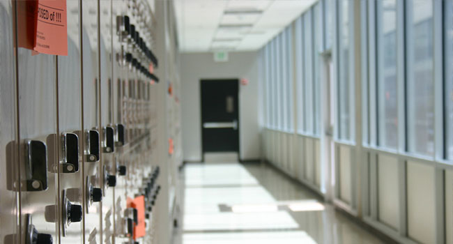 school hallway