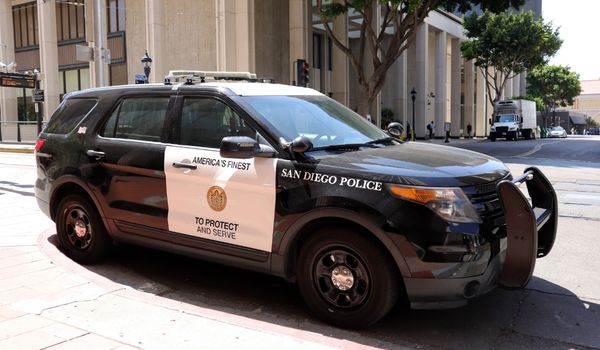 San Diego Police car 