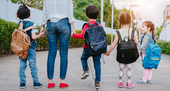 Georgia District Testing “Walking School Bus” Program 