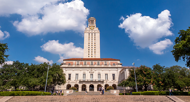 UT Austin main building. 