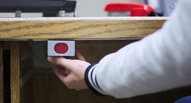 Providing Personal Protection for Teachers with Wearable Devices